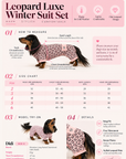 Leopard Luxe Winter Suit Set