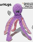 Squeaky Octopus Plush Dog Toy