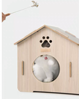 TwinNest Pet Cabin — A Double Den for Two Pets Who Love Their Own Space