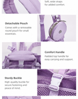 Lavender Cloud Shoulder Carrier Backpack