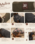 Windsor Reversible Plaid Dog Vest