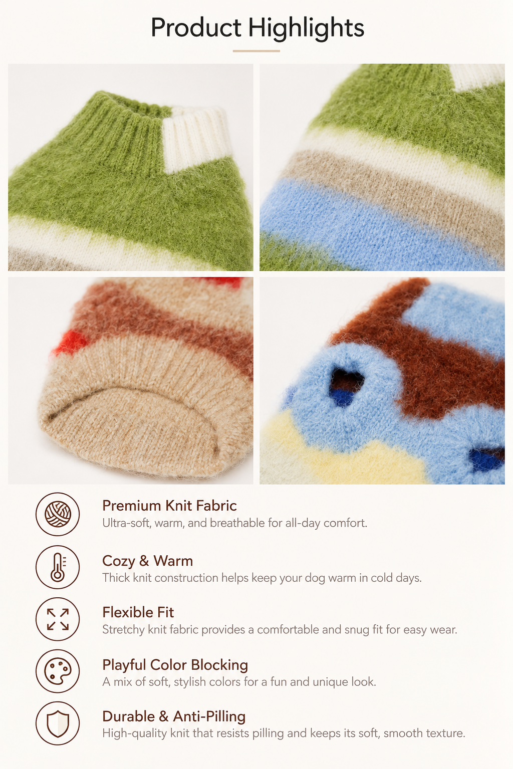 Velvety Cake Soft Brushed Sweater
