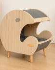 FurHugs PacPod – Cozy Retro-Inspired Cat & Dog Nest