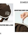 Heath Waterproof Shell Jacket -- Brown & White