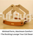 FurHugs RockNes – Minimalist Cat Rocking Lounge