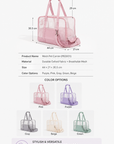 Breathable Summer Mesh Crossbody Pet Carrier Bag
