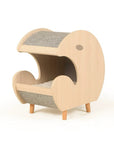 FurHugs PacPod – Cozy Retro-Inspired Cat & Dog Nest