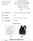 Portable Hands-Free Pet Backpack Carrier Travel Bag